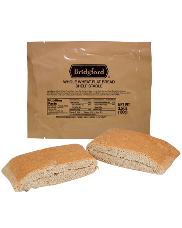 Whole Wheat Flat Bread #7085 (Bulk Case)