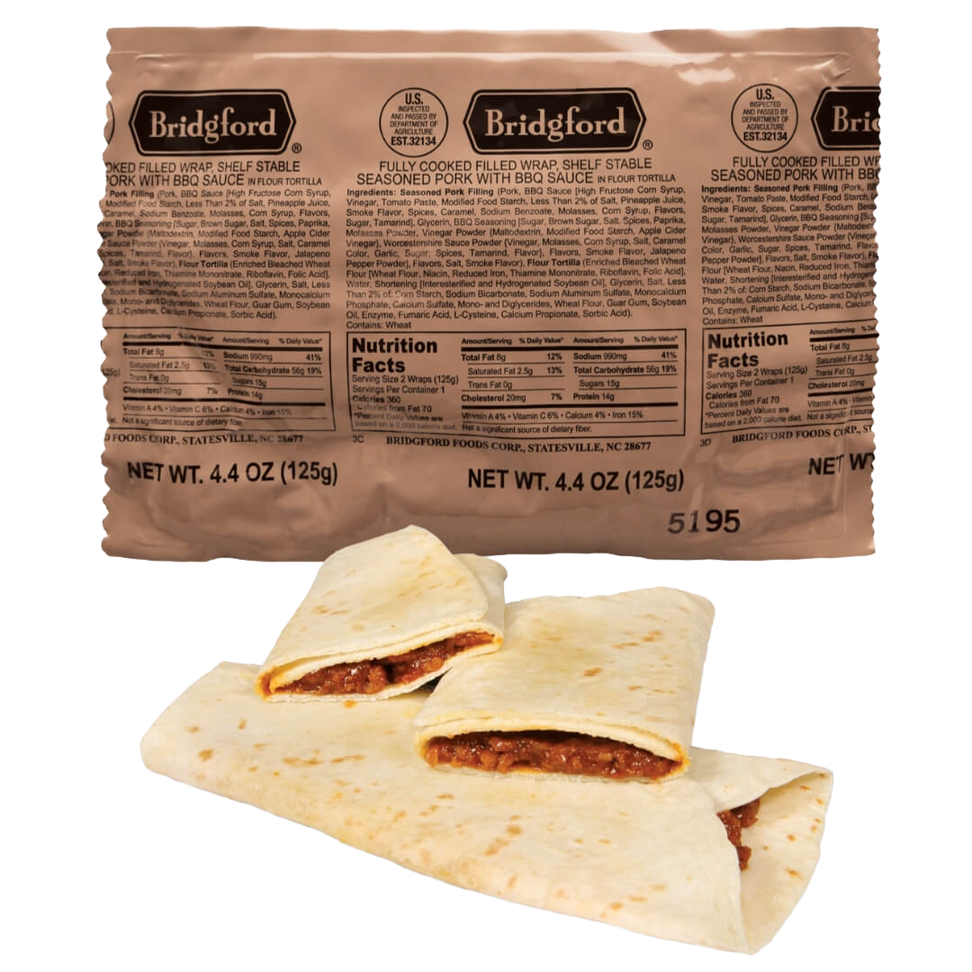 Pork Wrap with BBQ Sauce